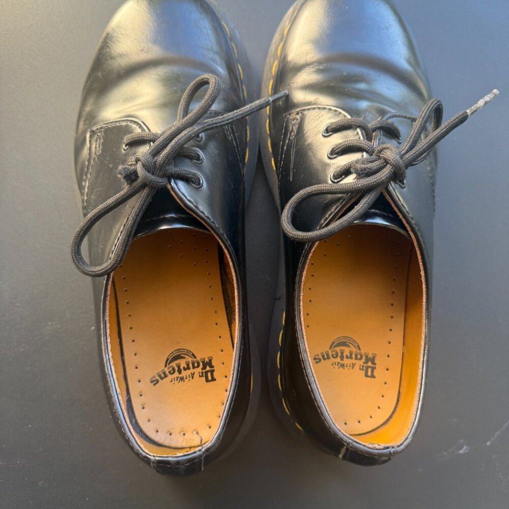 Mens Dr. Martens 1461 Smooth Leather Oxford Shoes Size: 6 Color: Black - Picture 8 of 9
